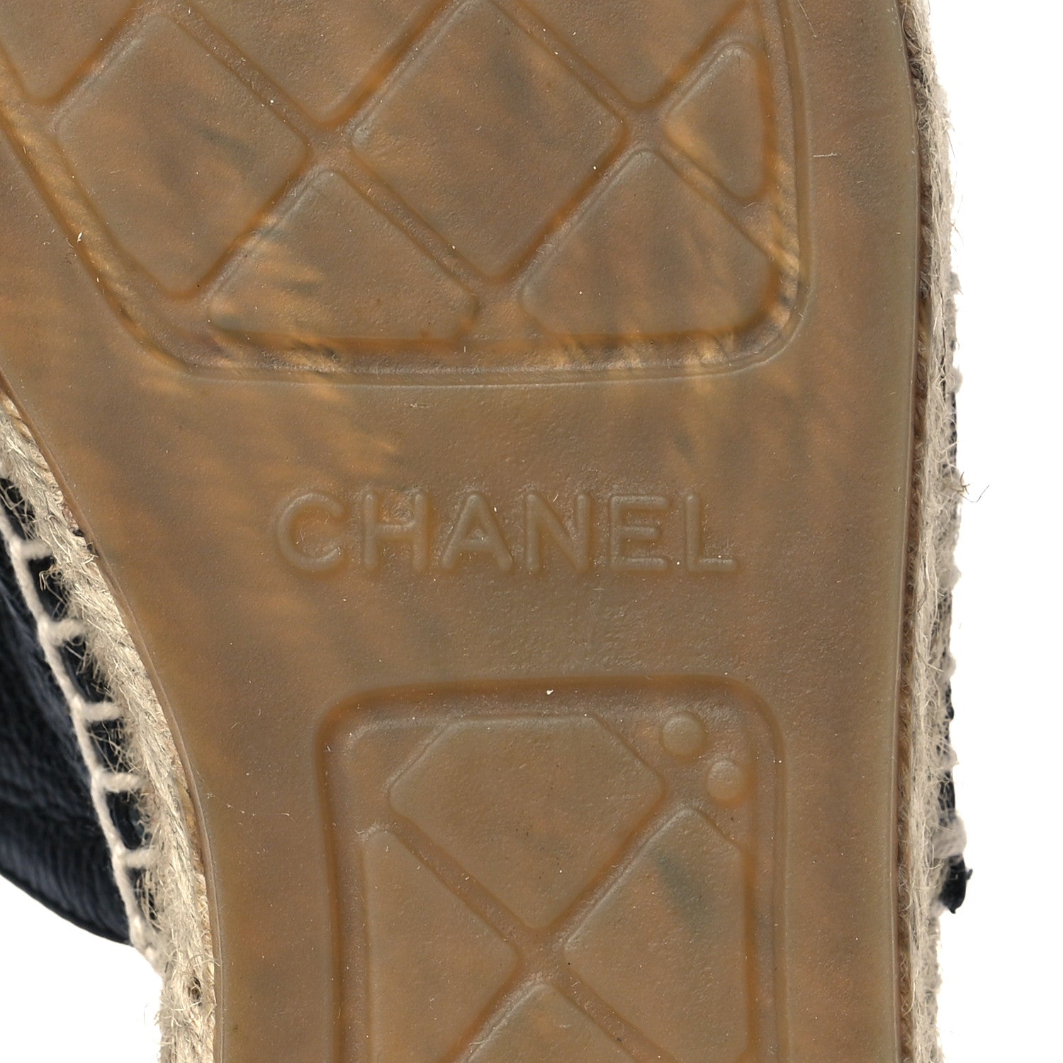Chanel Calfskin CC Espadrille Mules 40 Black 6 of 10