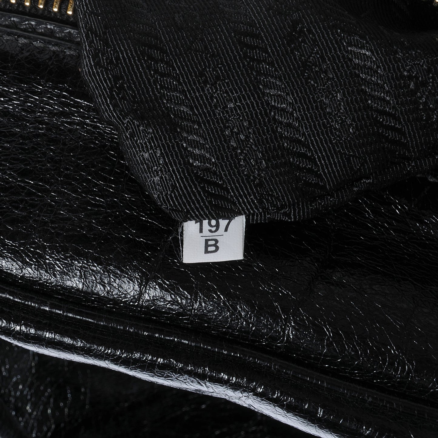Vitello Shine Tote Nero Black