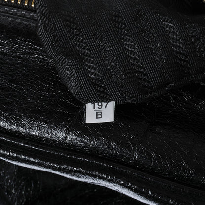 Prada Vitello Shine Tote Nero Black 8 of 9