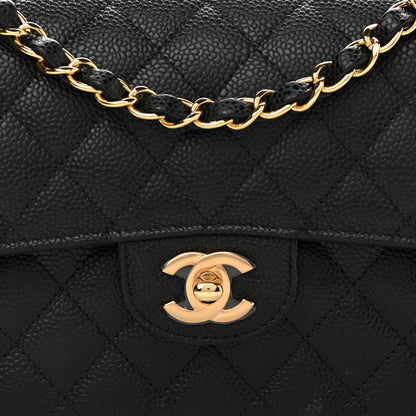 Chanel Caviar Quilted Small Double Flap Black 7 of 10