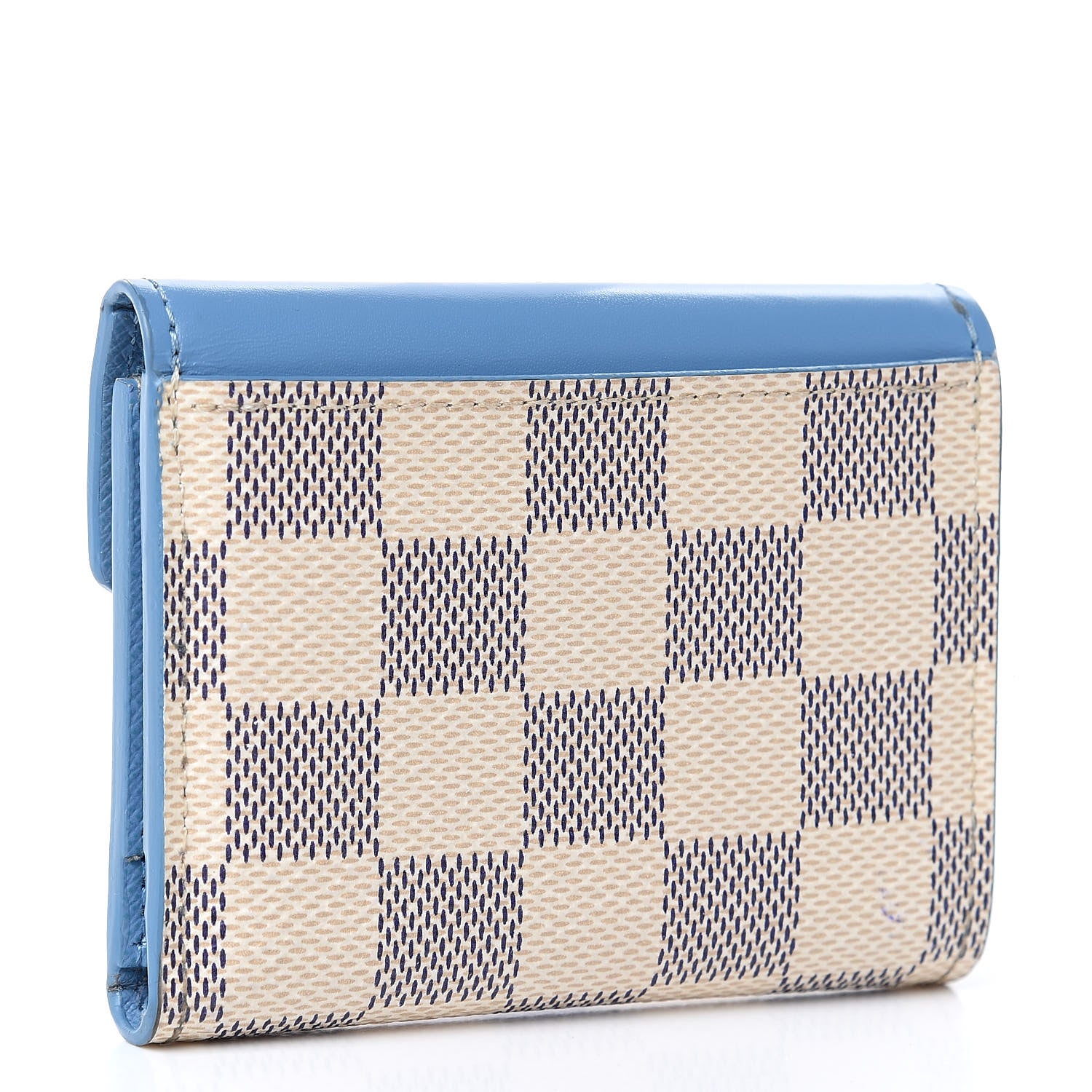 Louis Vuitton Damier Azur Zoe Wallet Bleuet 3 of 8