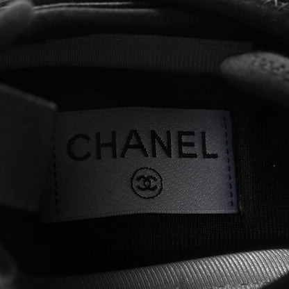 Chanel Velvet Calfskin Mixed Fibers CC Sneakers 39 Black 39 Black 8 of 10