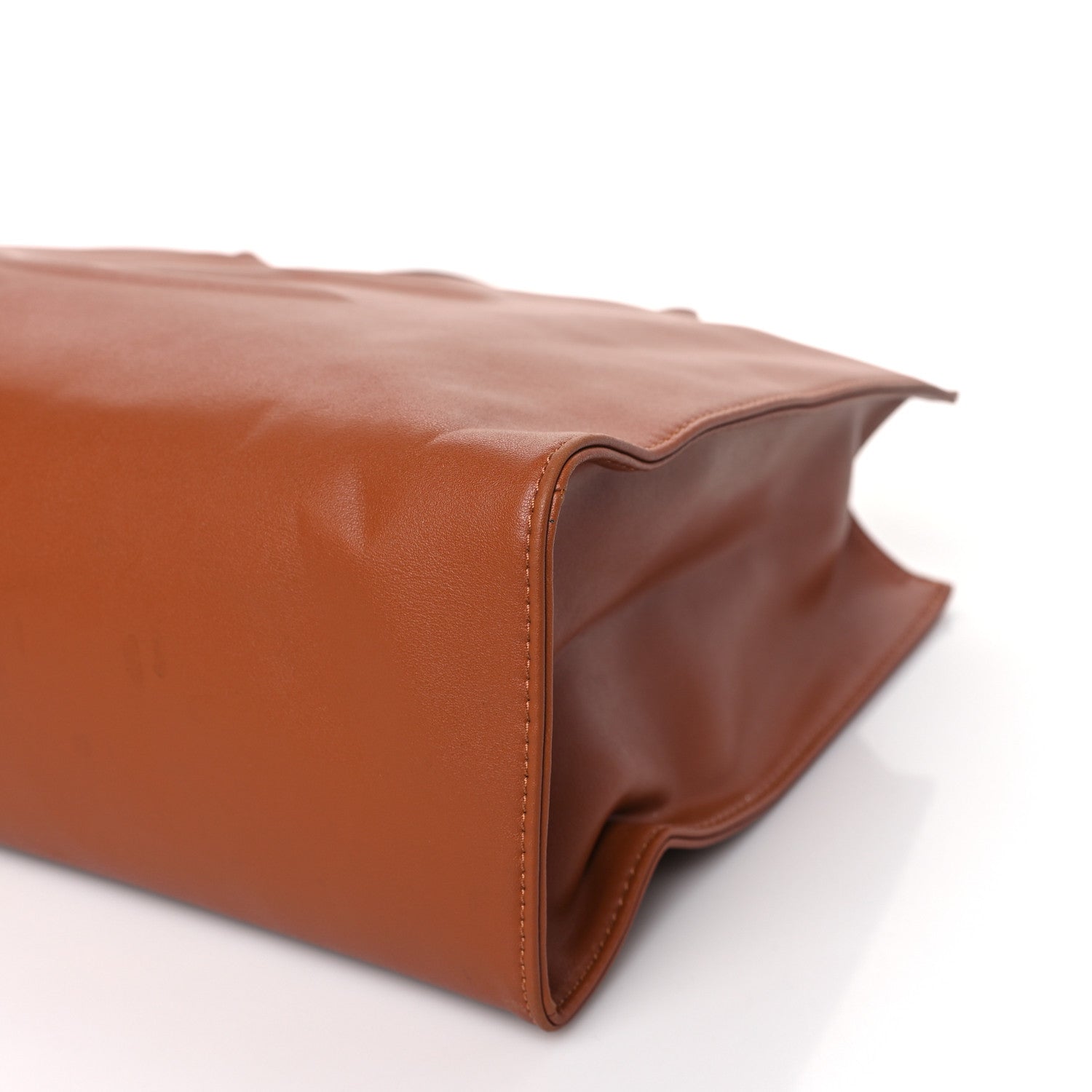 Telfar Vegan Leather Medium Shopping Bag Tan 8 of 9