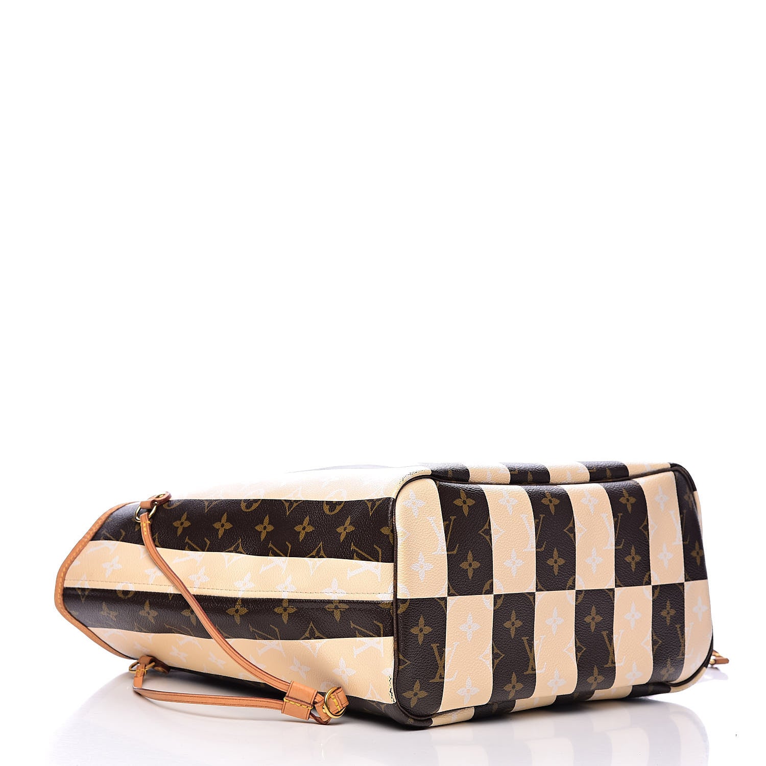 Louis Vuitton Monogram Rayures Neverfull MM 4 of 17
