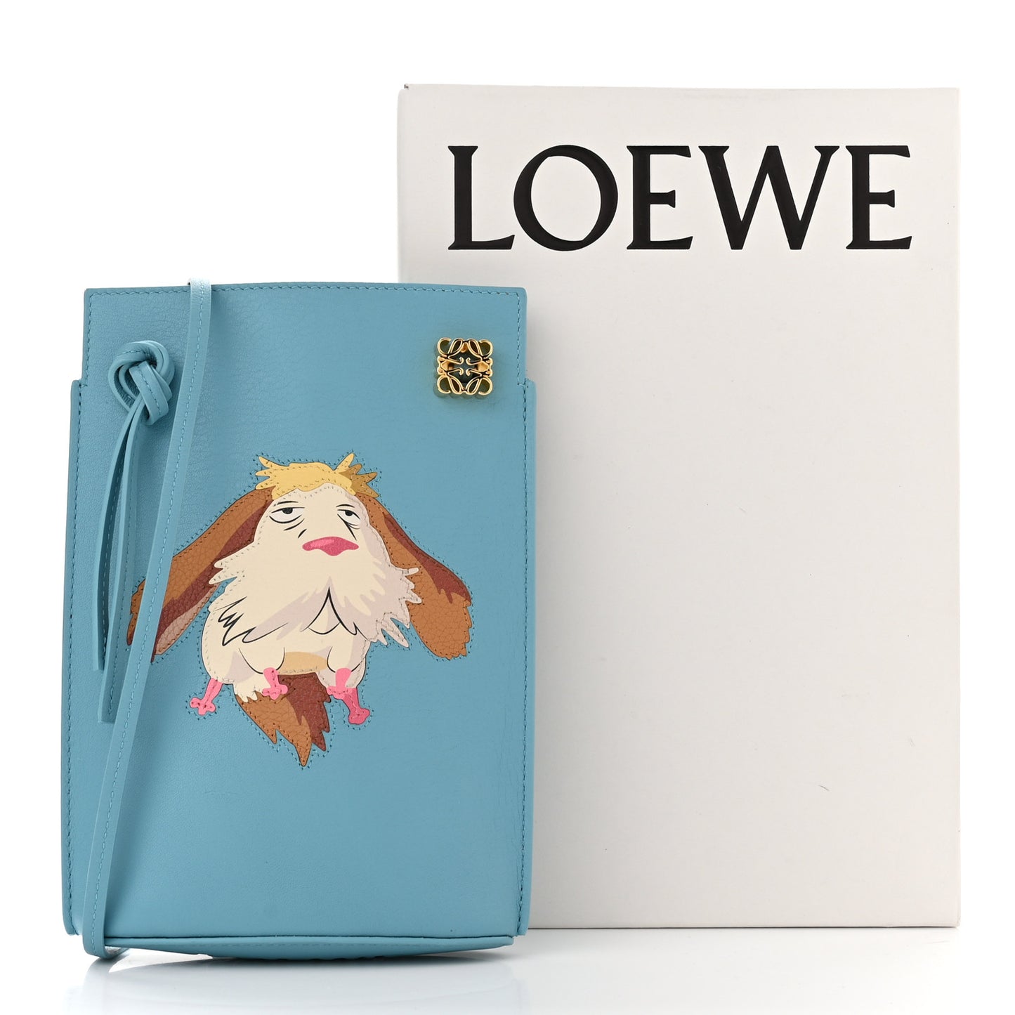 X HOWL'S MOVING CASTLE Calfskin Heen Dice Pocket