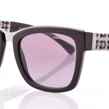 Chanel Square Chain Sunglasses 5362-Q Burgundy 7 of 7