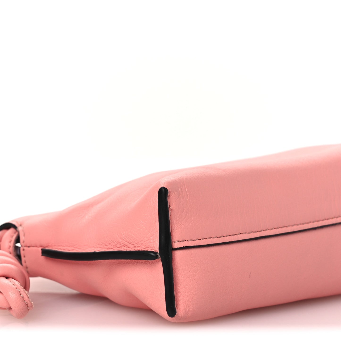 Calfskin Nano Flamenco Knot Clutch Warm Blossom