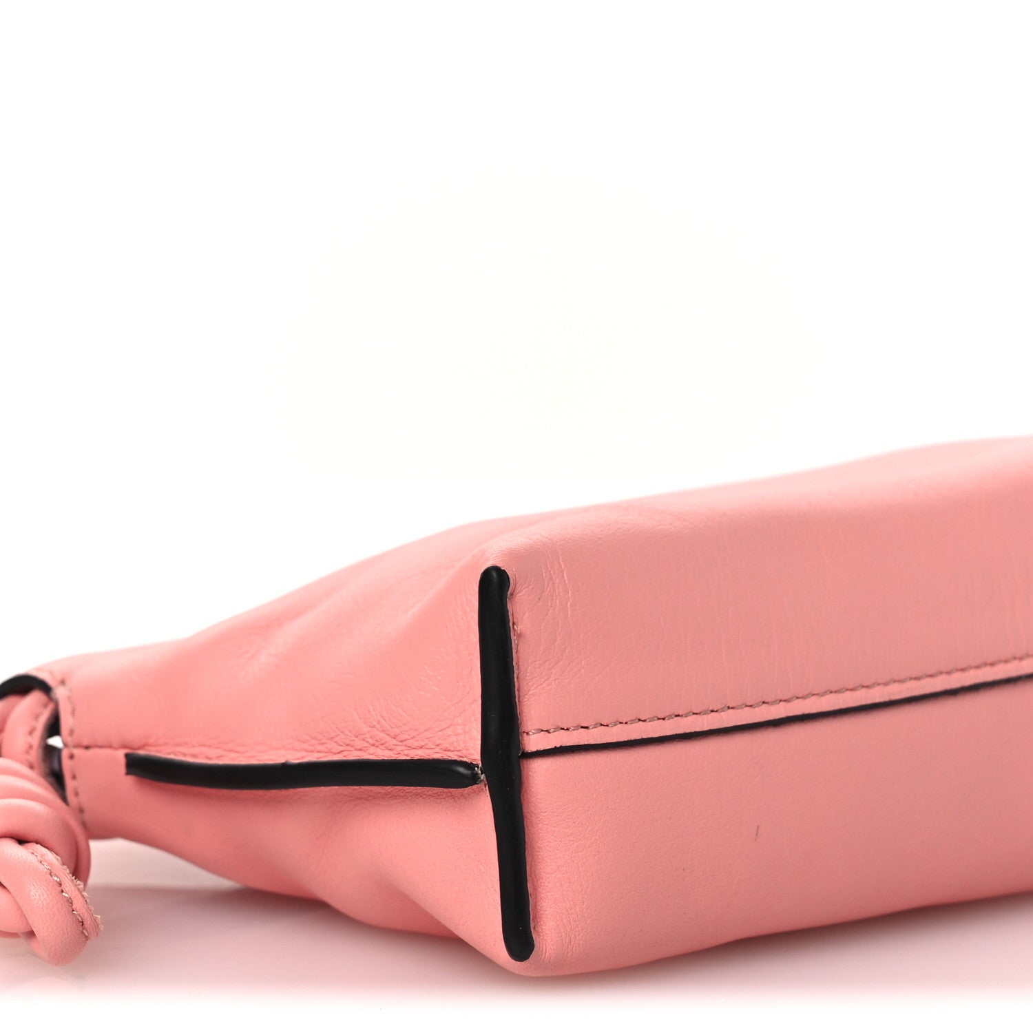 Loewe Calfskin Nano Flamenco Knot Clutch Warm Blossom 8 of 10