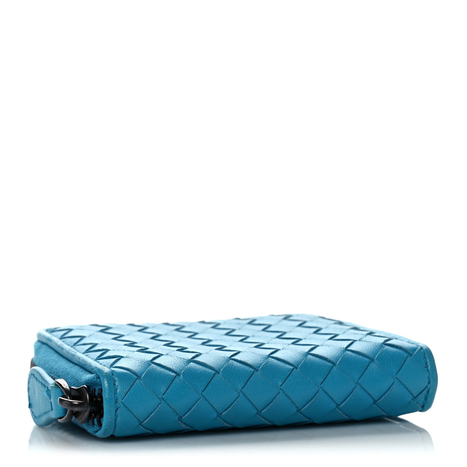 Bottega Veneta Nappa Intrecciato Zip Around Wallet Canard 4 of 9