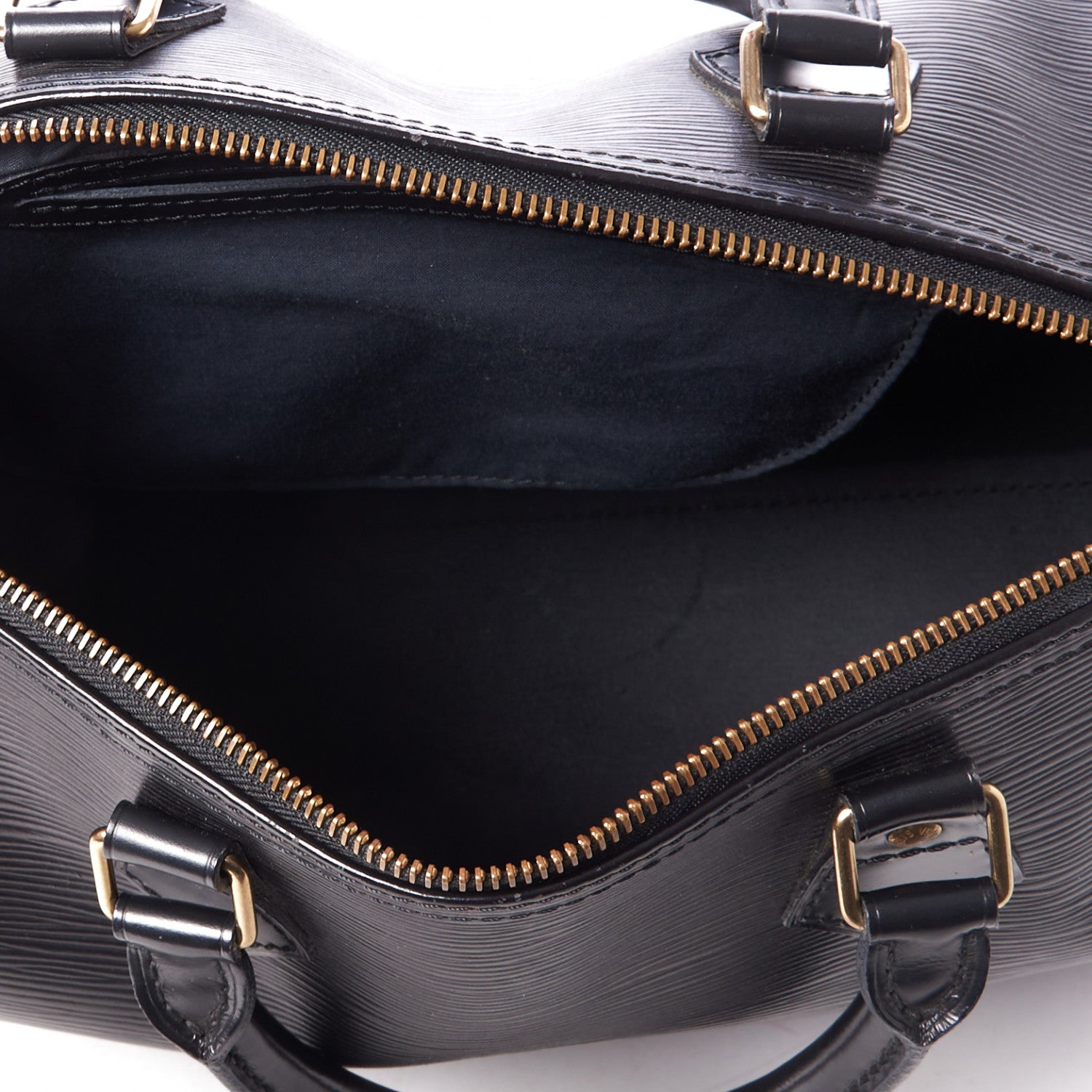Louis Vuitton Epi Speedy 30 Black 7 of 10