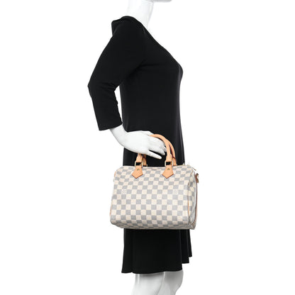Louis Vuitton Damier Azur Speedy Bandouliere 25 2 of 9
