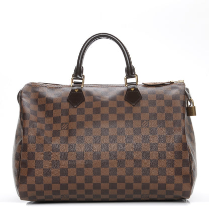 Louis Vuitton Damier Ebene Speedy 35 1 of 9