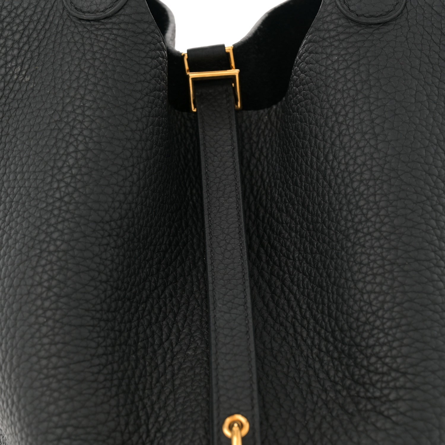 Hermes Taurillon Clemence Picotin Lock 22 MM Black 8 of 10