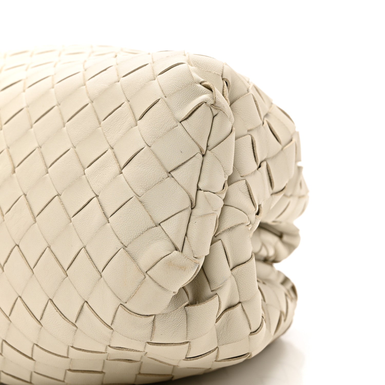 Bottega Veneta Nappa Maxi Intrecciato The Pouch Oversized Clutch Plaster 8 of 12