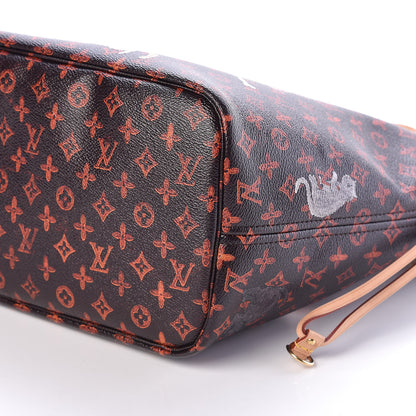 Louis Vuitton Catogram Neverfull MM Marron 10 of 12