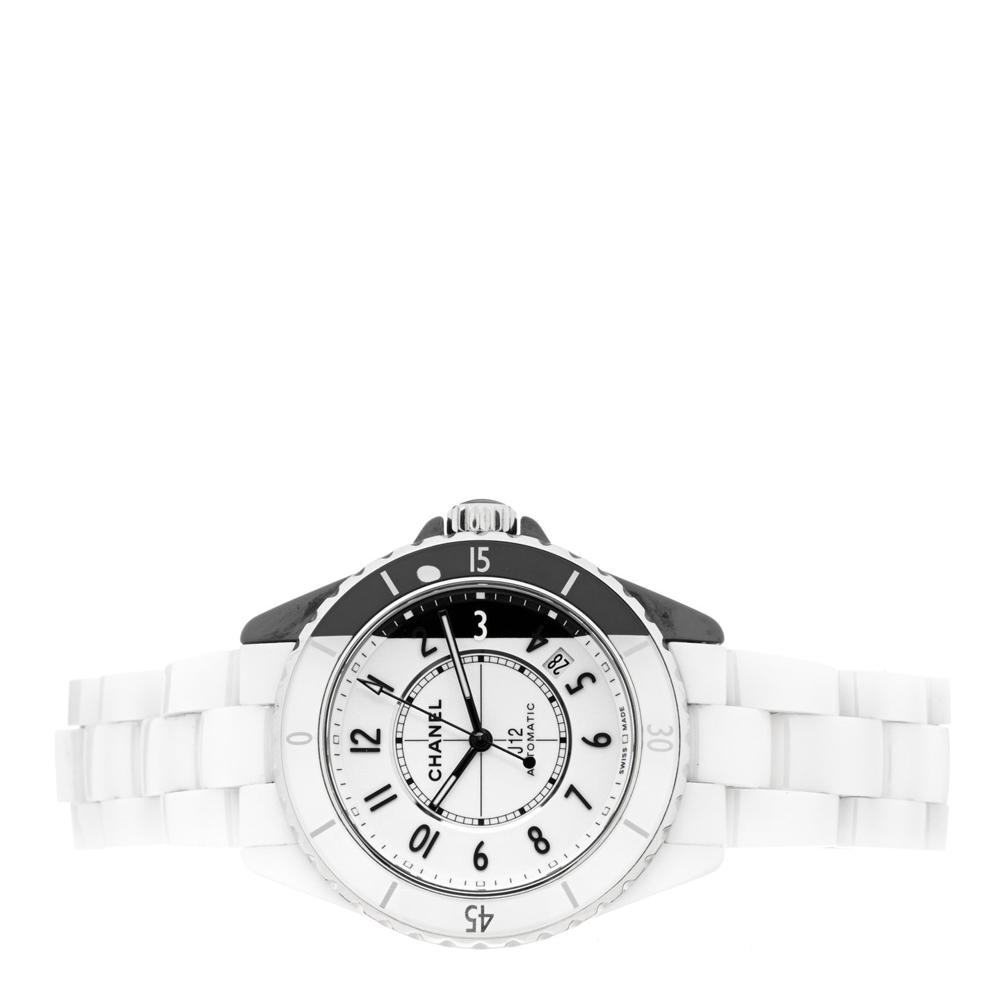 Stainless Steel Ceramic 38mm J12 Paradoxe Automatic Watch White
