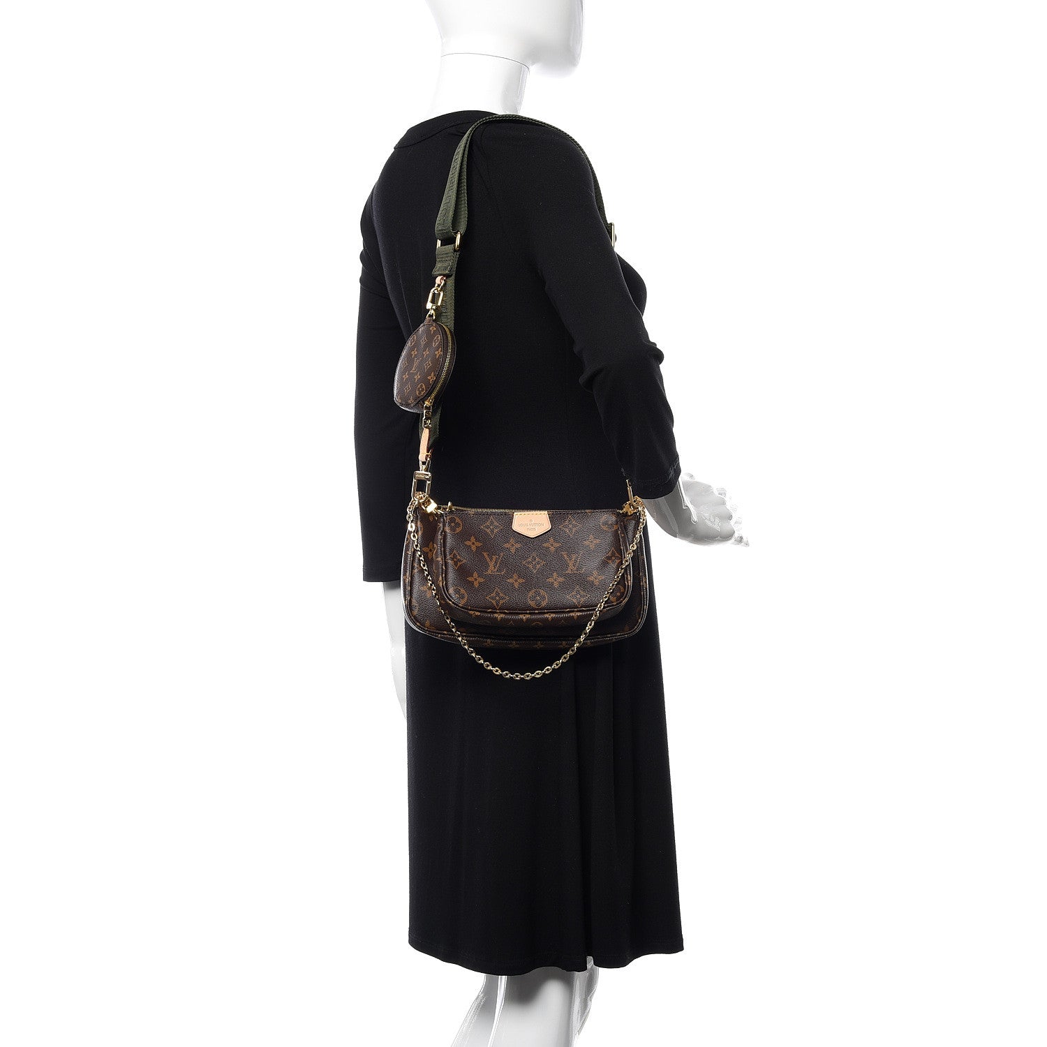 Louis Vuitton Monogram Multi Pochette Accessories Kaki 3 of 13