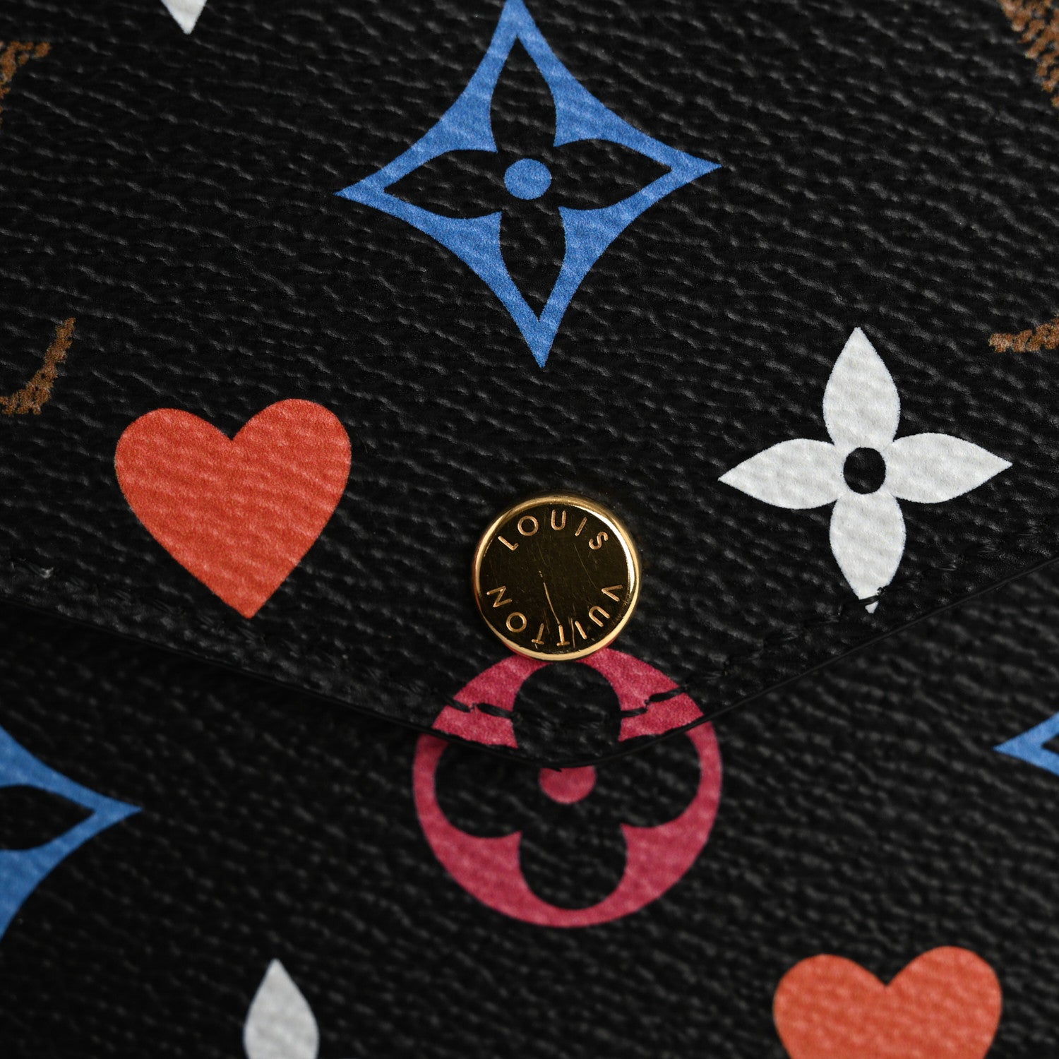 Louis Vuitton Game On Felicie Chain Wallet Black 8 of 12