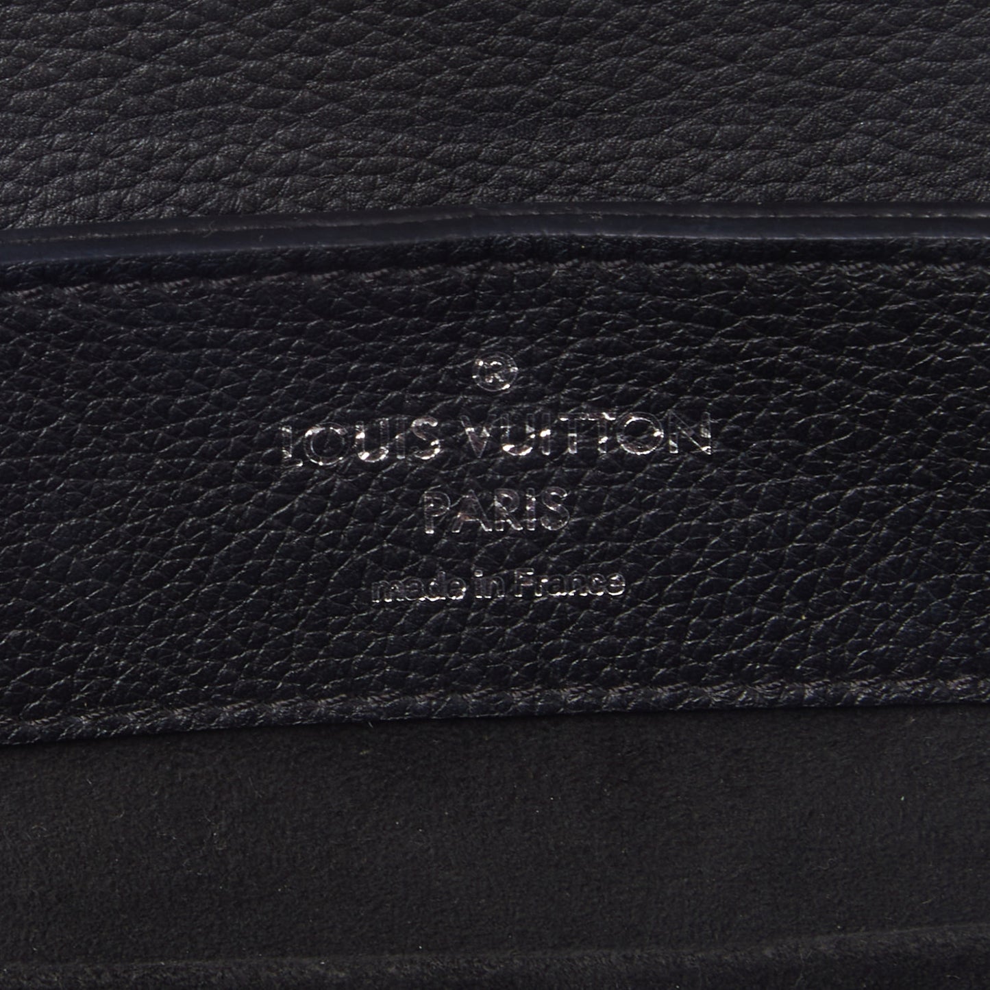 Calfskin Lockme Backpack Black