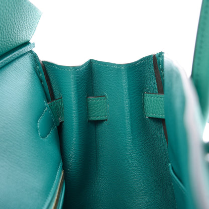Hermes Togo Birkin 35 Vert Verone 12 of 40