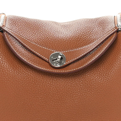 Hermes Taurillon Clemence Lindy 30 Gold 5 of 10