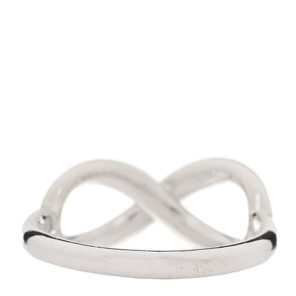Tiffany Sterling Silver Infinity Ring 50 5.5 3 of 4