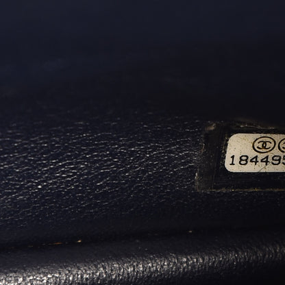 Chanel Caviar Quilted Jumbo Double Flap Navy Blue 8 of 12