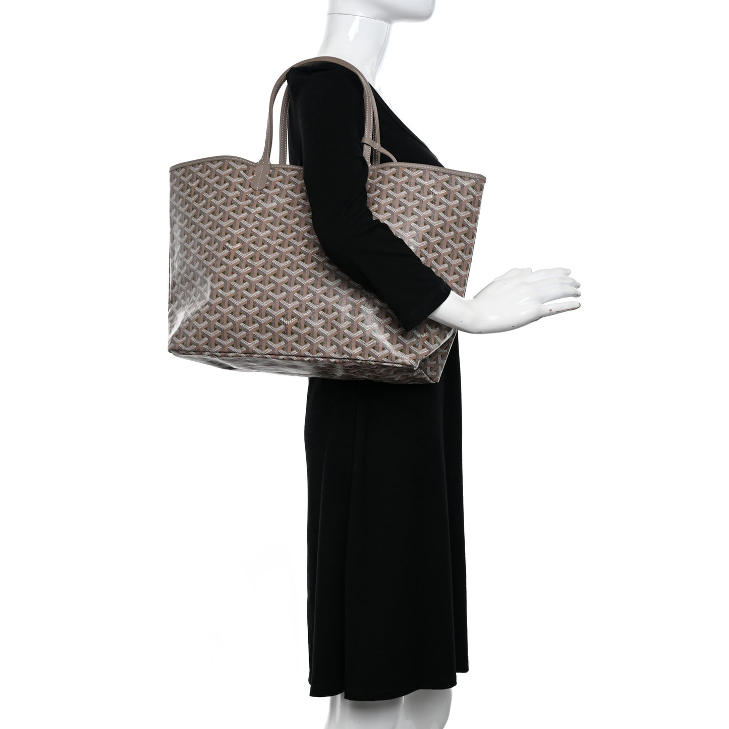 Goyardine Saint Louis Claire Voie PM Grege Khaki