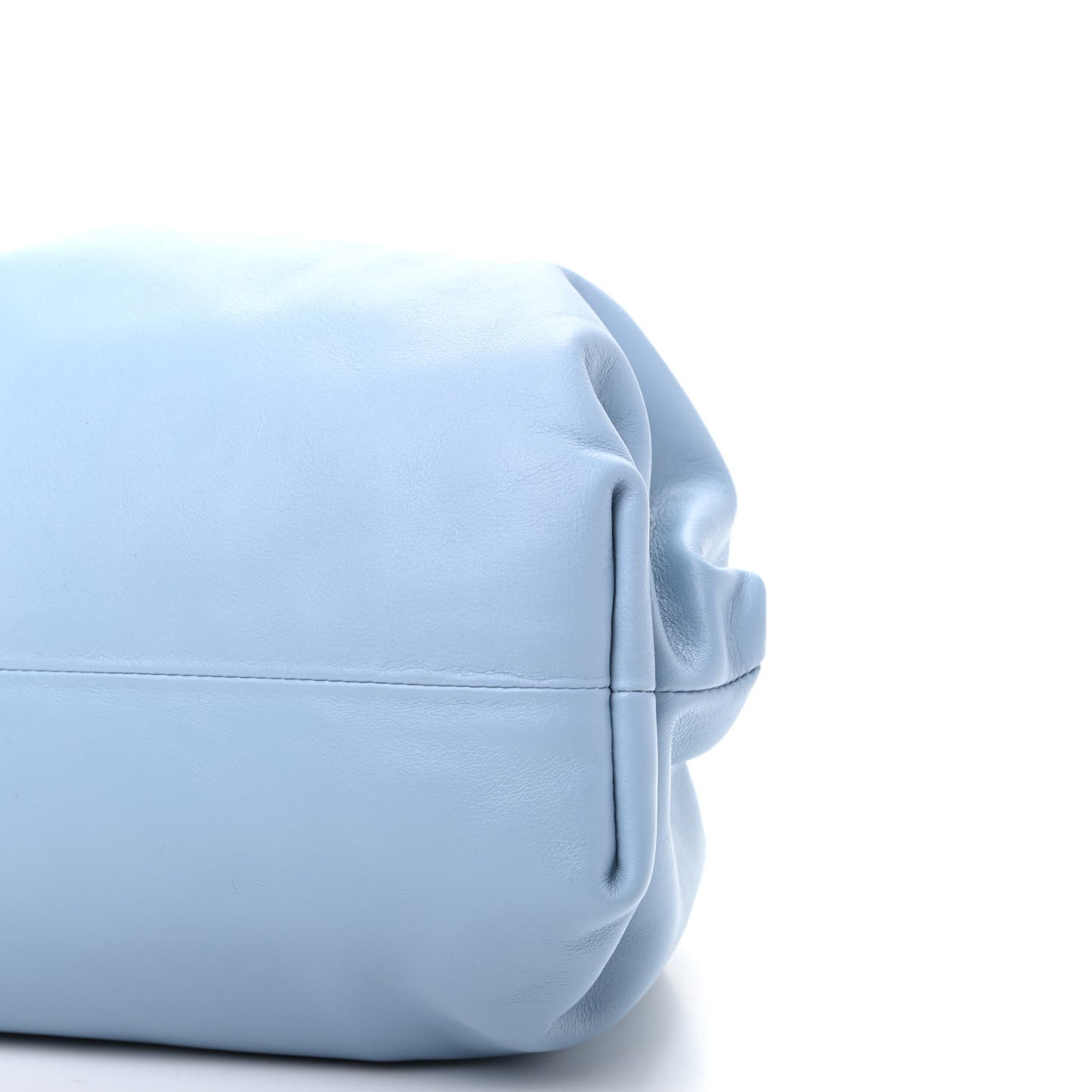 Smooth Butter Calf The Pouch Oversized Clutch Ice