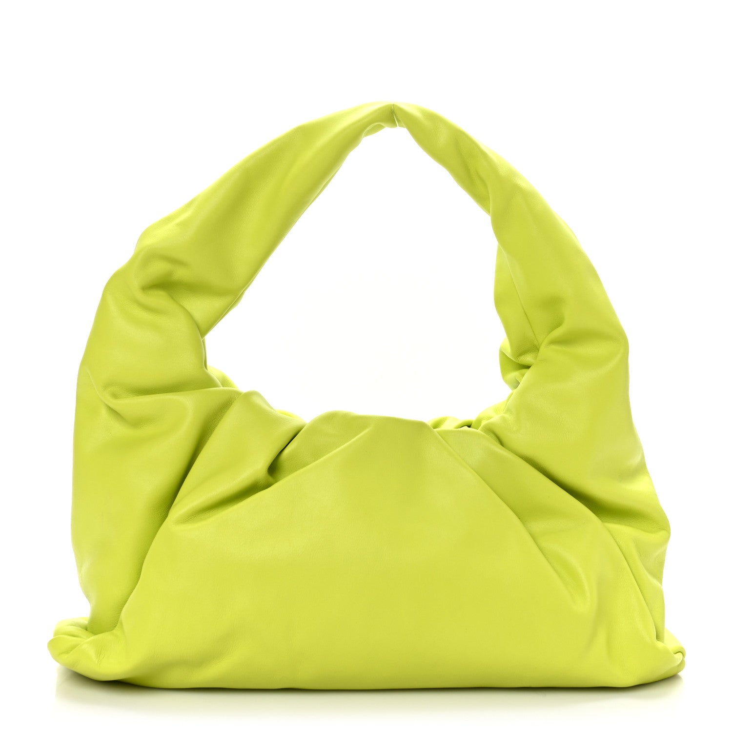 Bottega Veneta Smooth Butter Calfskin Small The Shoulder Pouch Acid Kiwi 1 of 8