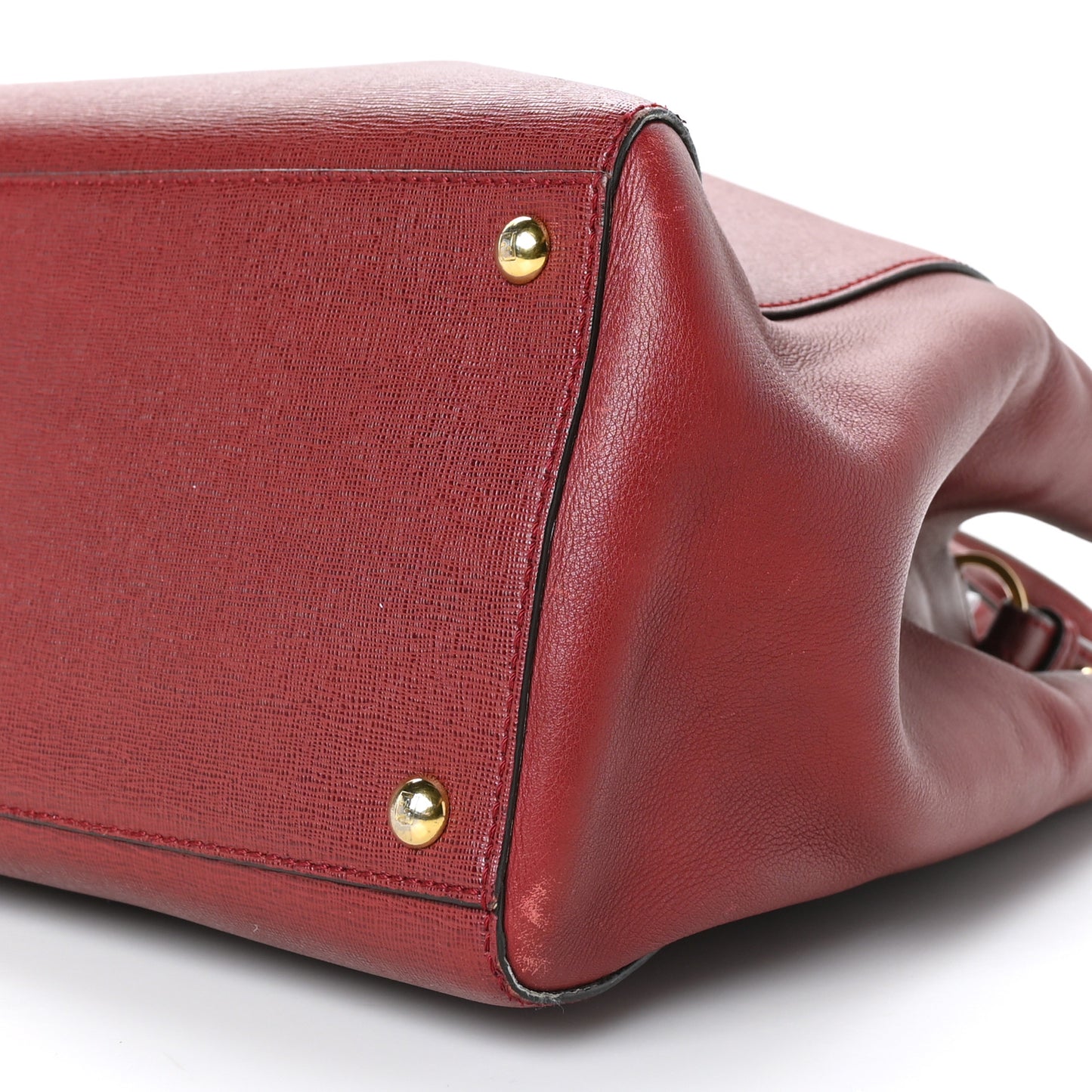 Vitello Elite Regular 2Jours Tote Rosso Scuro Ciliegia