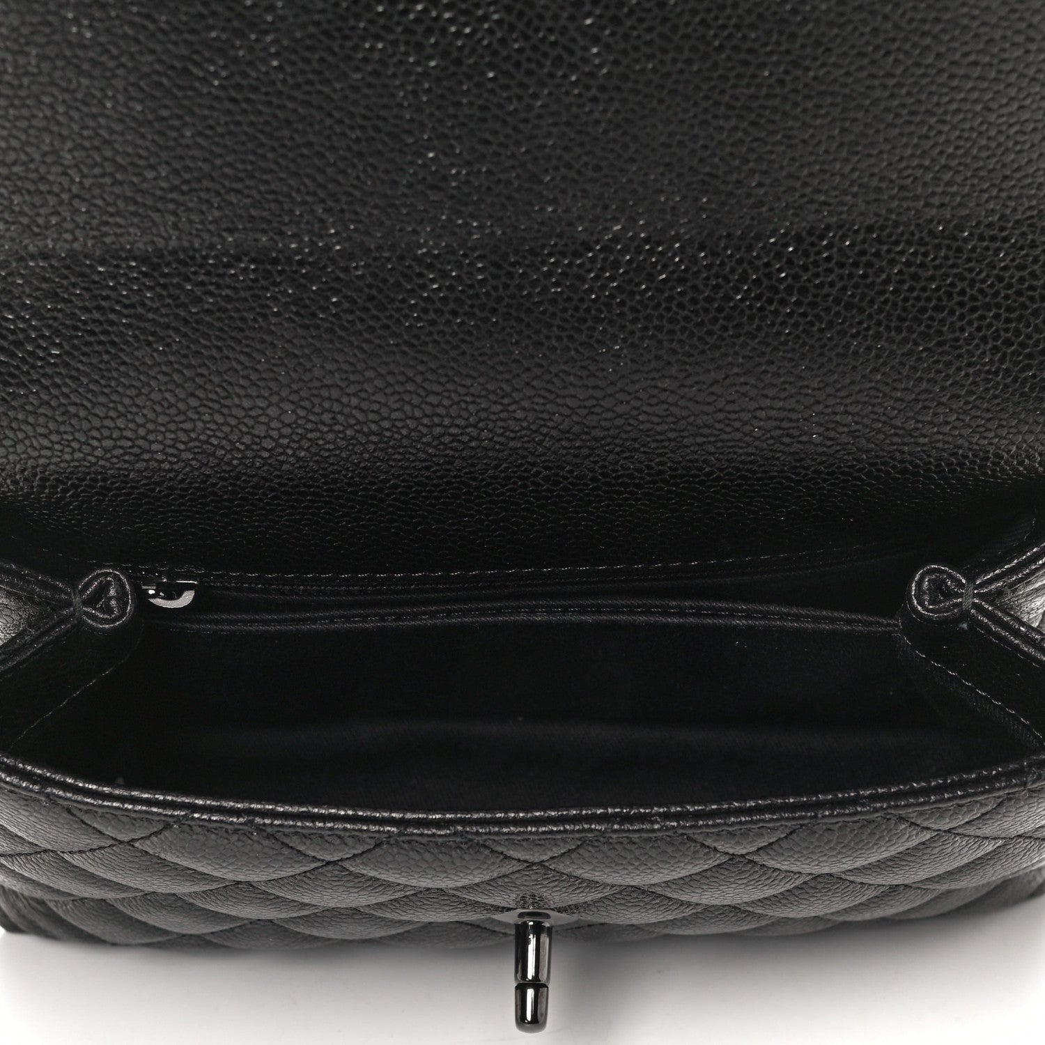 Chanel Caviar Quilted Mini Coco Handle Flap So Black 4 of 4