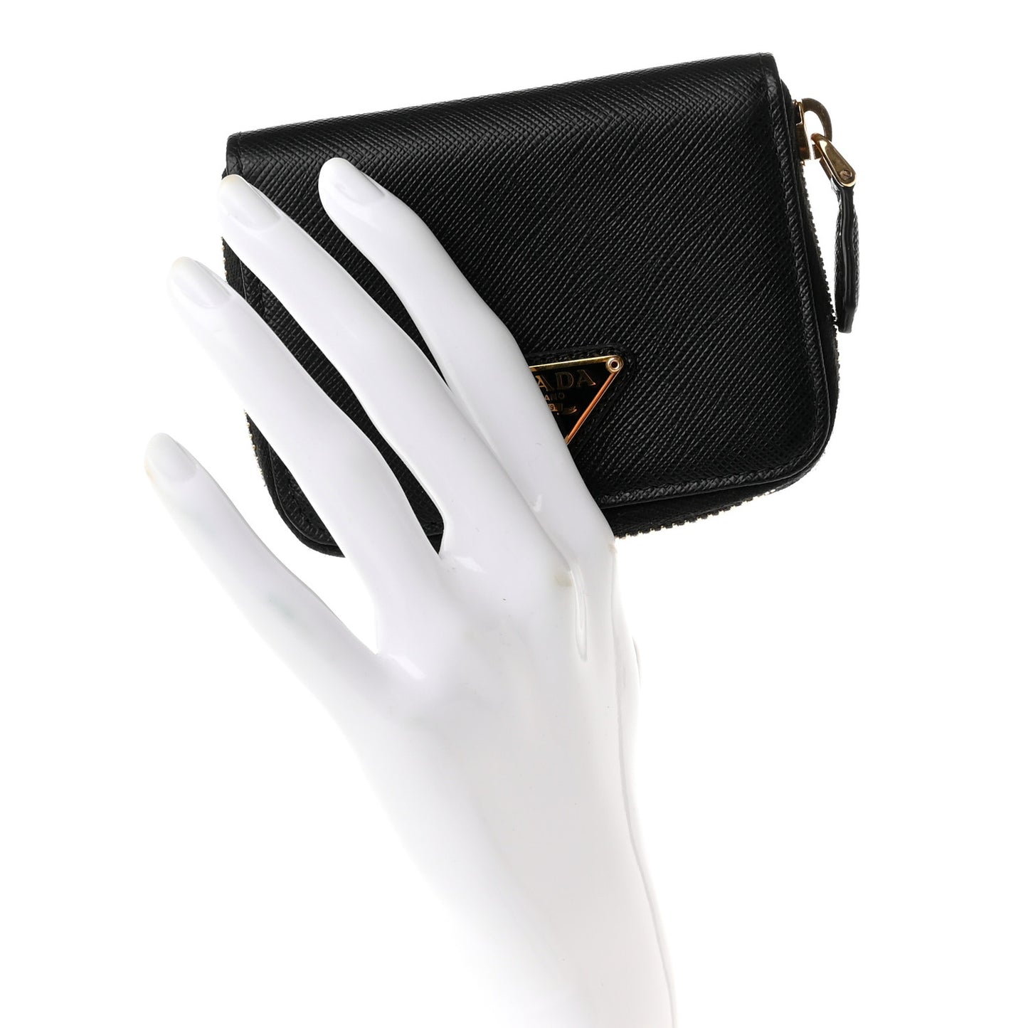 Saffiano Wallet With Strap Black