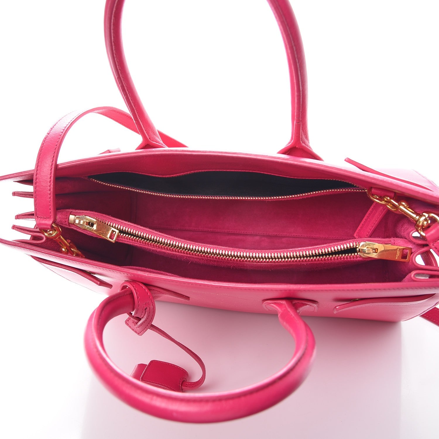 Saint Laurent Calfskin Small Sac De Jour Bubblegum 5 of 10