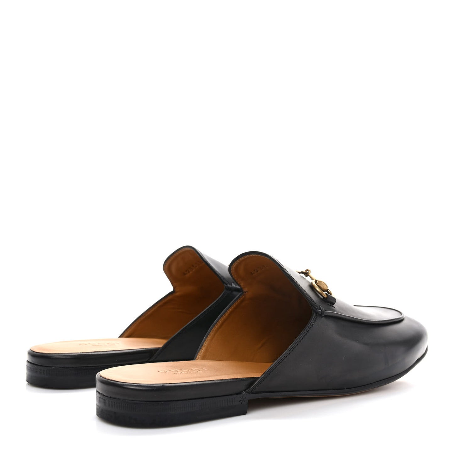 Calfskin Womens Princetown Slippers 40 Black