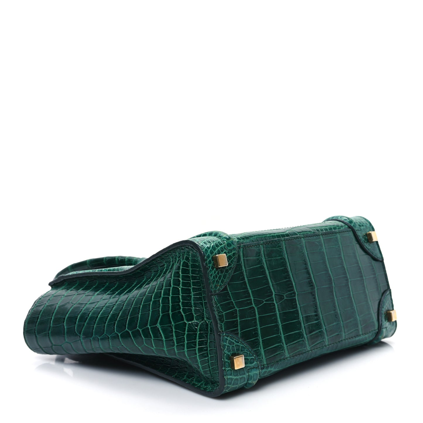 Crocodile Micro Luggage Green