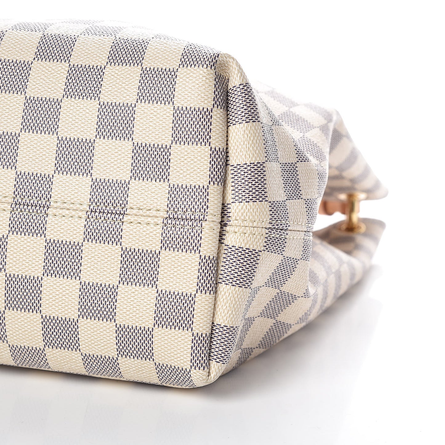 Damier Azur Graceful MM Rose Ballerine