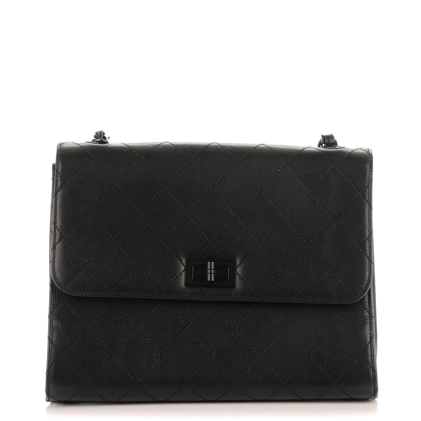 Caviar Mademoiselle Flap Bag Black
