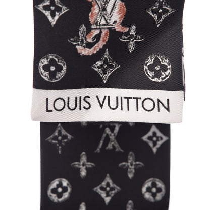 Louis Vuitton Silk Catogram Classic Bandeau Black 3 of 5