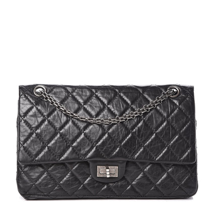Chanel Aged Calfskin Quilted 2.55 Reissue 226 Flap Black 1 of 9