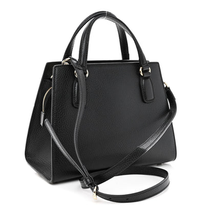 Gucci Dollar Calfskin Medium Soho Top Handle Satchel Black 3 of 10