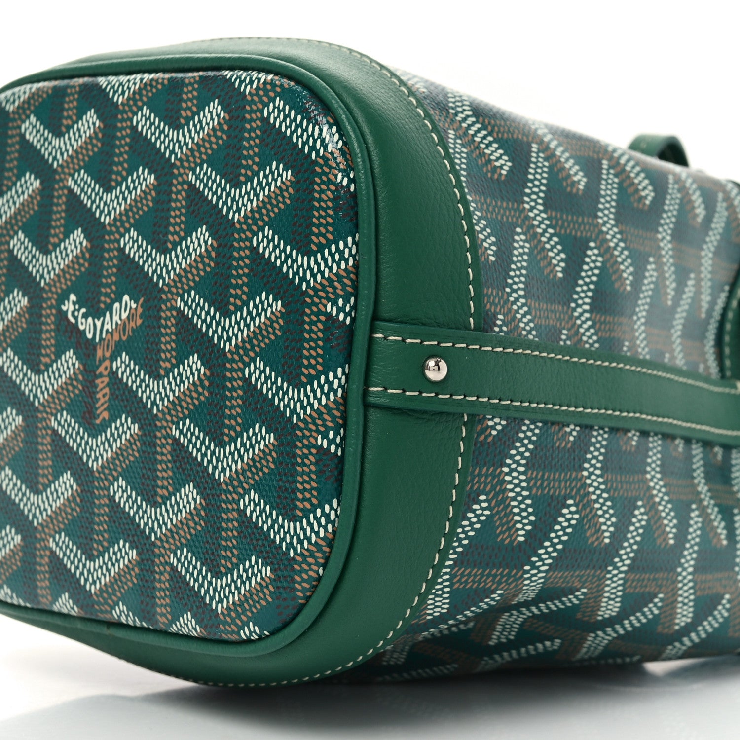 Goyard Goyardine Petit Flot Mini Bucket Bag Green 10 of 10