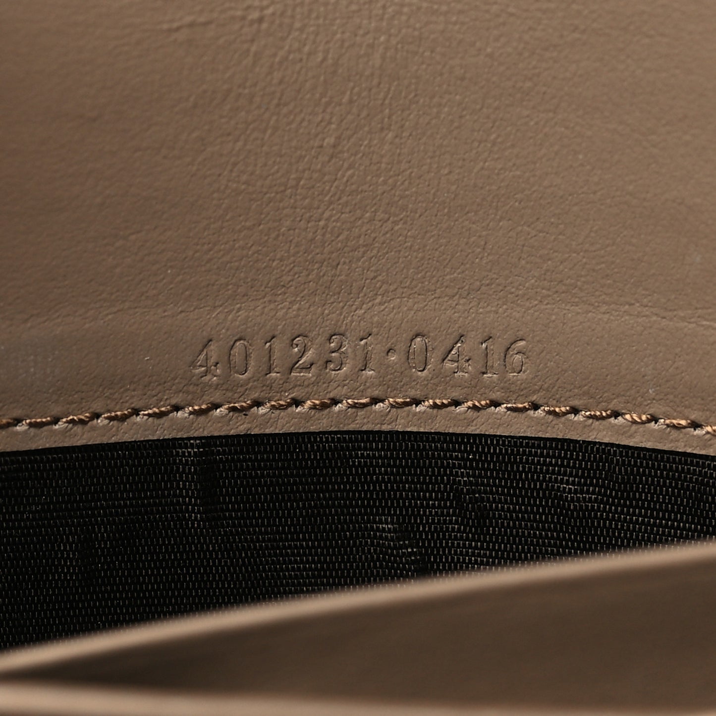 GG Supreme Monogram Mini Dionysus Chain Wallet Beige Taupe