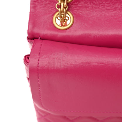 Chanel Aged Calfskin Quilted 2.55 Reissue 225 Flap Fuchsia 12 of 12