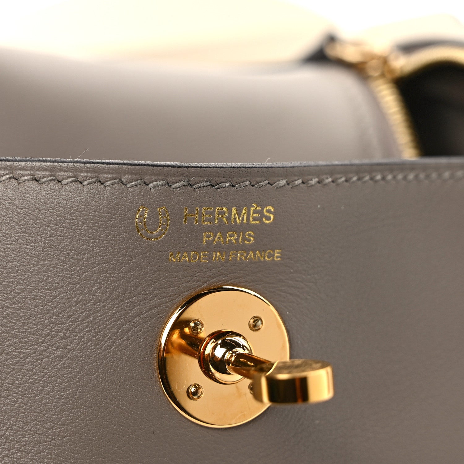Hermes Swift Horseshoe Mini Lindy 20 Gris Asphalte Nata 6 of 8