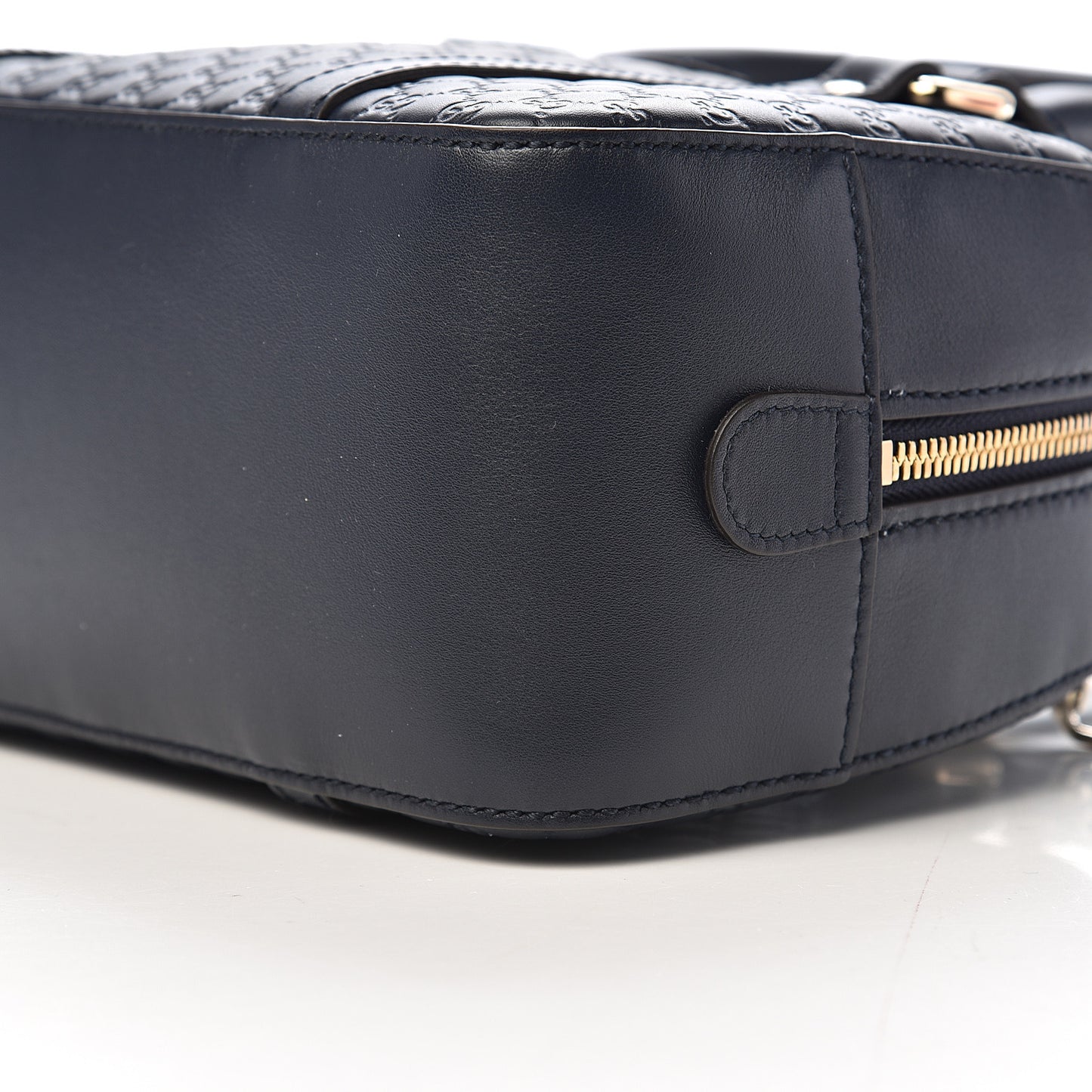 Soft Microguccissima Small Crossbody Bag Blue
