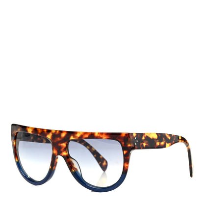 Celine Shadow Sunglasses CL 41026/S Havana Blue 1 of 11