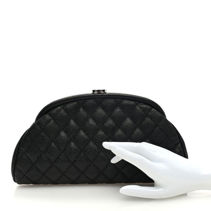 Chanel Caviar Quilted Timeless Clutch Black 2 of 9