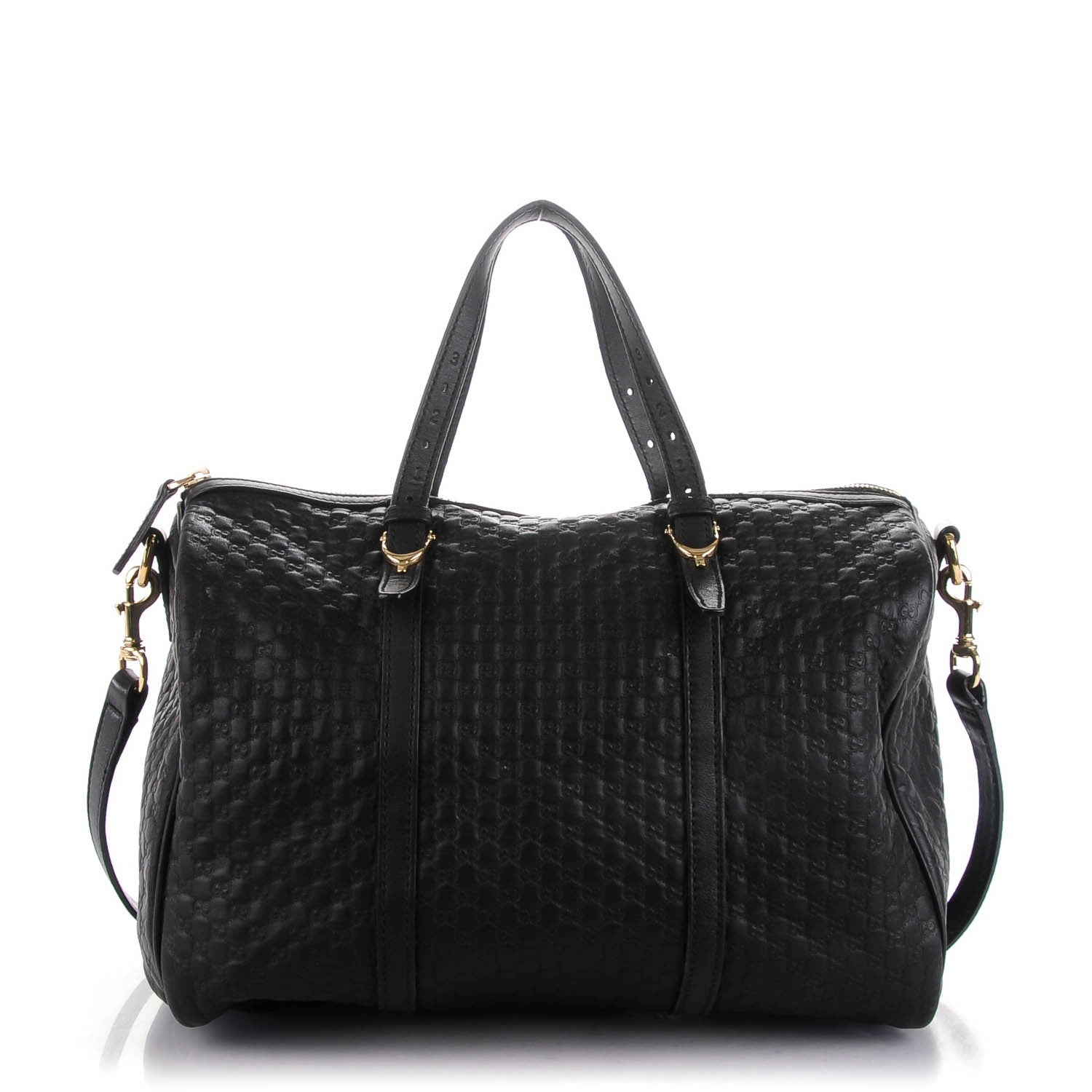 Gucci Soft Microguccissima Medium Nice Boston Black 1 of 9