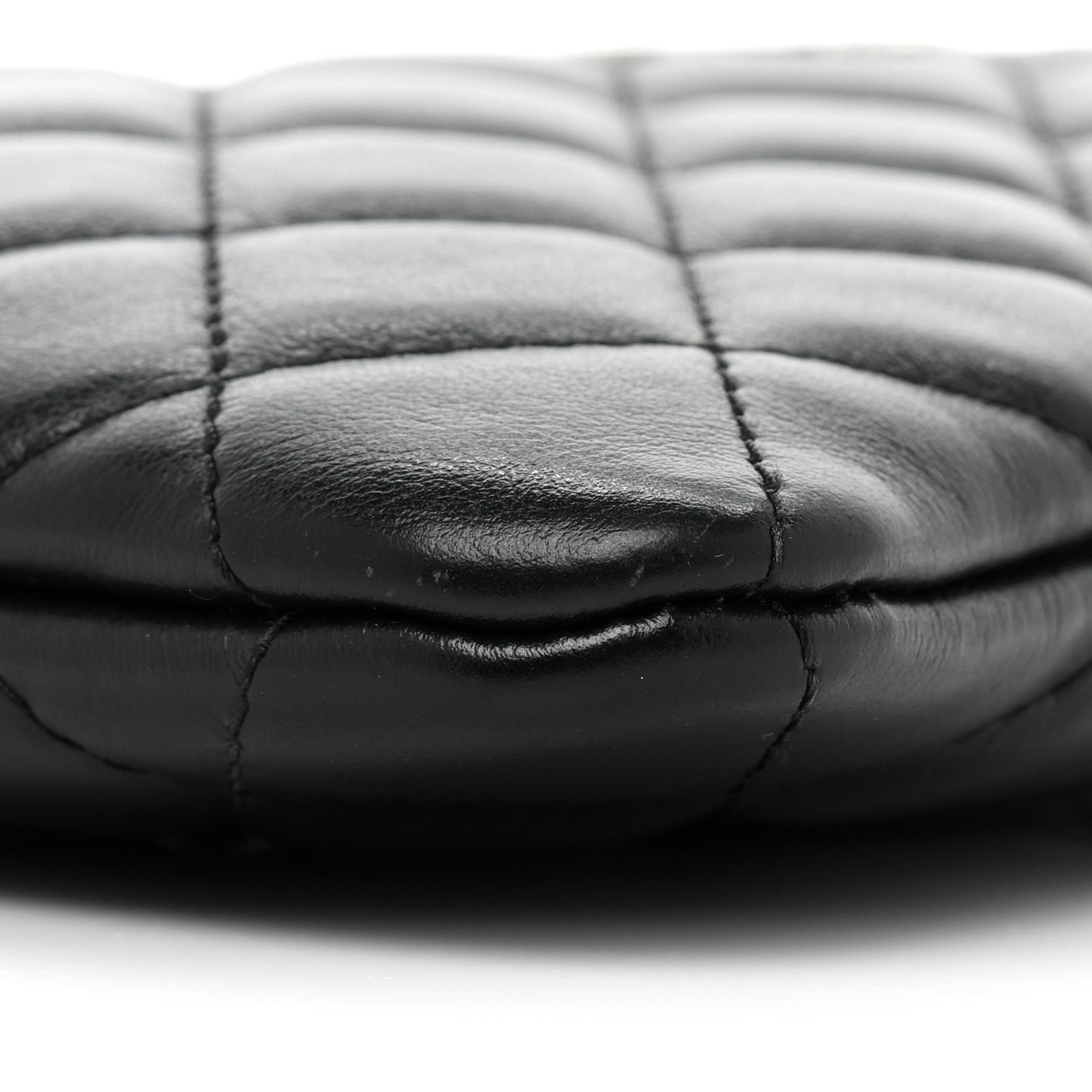 Lambskin Quilted Crossbody Black